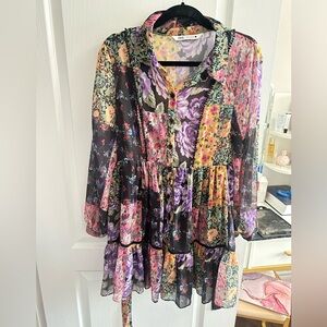 Beautiful summer patterned dress from Zara only worn twice